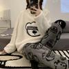 Thickened Warm Flannel Large Size Women Pajamas Set Long-Sleeved Autumn and Winter Warm Cartoon Bear Coral Velvet Sleepwear