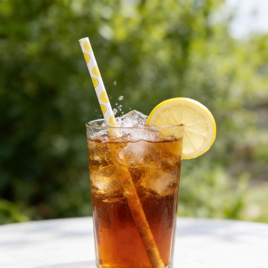 Degradable Paper Straws With Fruit Design For Summer Parties And Beverage Accessories