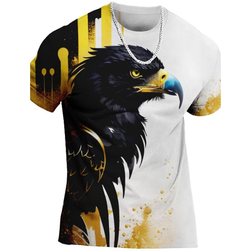 

Men s 3D Wolf Print Man T Shirts Casual O Neck Short Sleeve Shirt Breathable And Comfortable 6XL