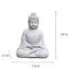 9palcová vintage zahradní socha Buddhy vnitřní venkovní zahrada zenový buddhismus figurka socha dekorace pro domov kancelář obchod ozdoba
