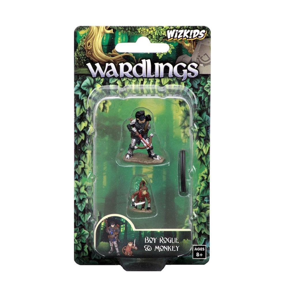 

Wardlings Boy Rogue & Monkey предварительно окрашенные миниатюры