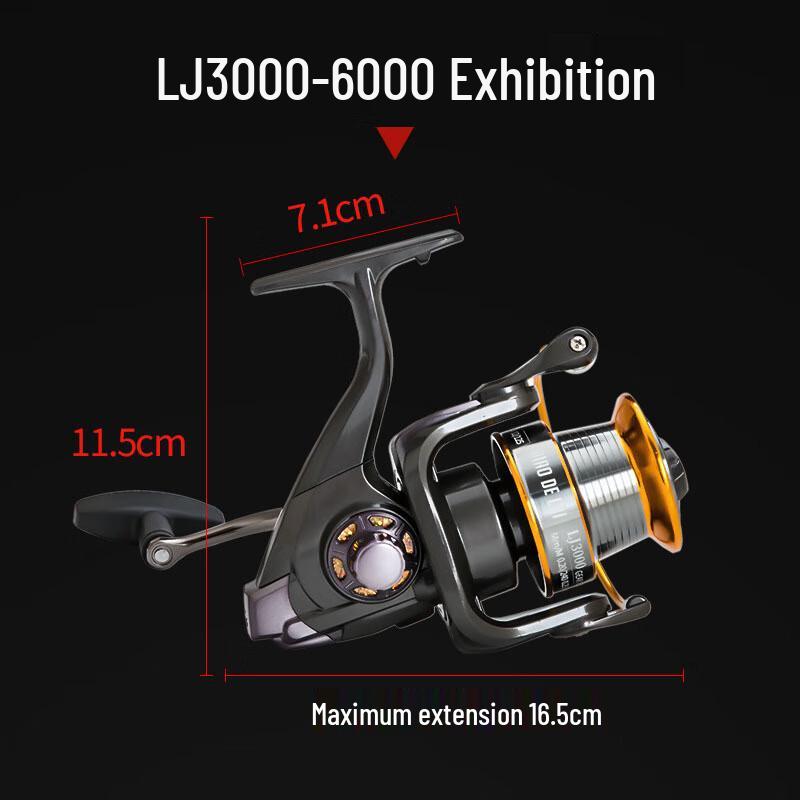 Brangdy Metal Long-Casting Spinning Fishing Reel 1