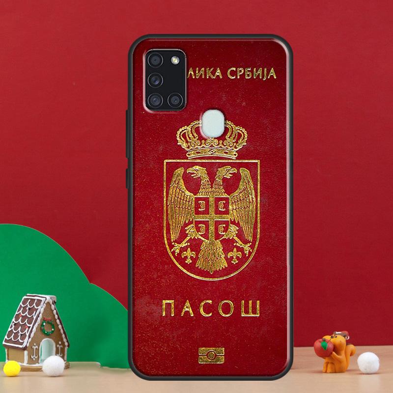 Flag of Serbia Serbian Cover For Samsung Galaxy A54 A34 A14 A32 A12 A22 A52 A72 A13 A33 A53 A50 A52S A51 A71 Back Case