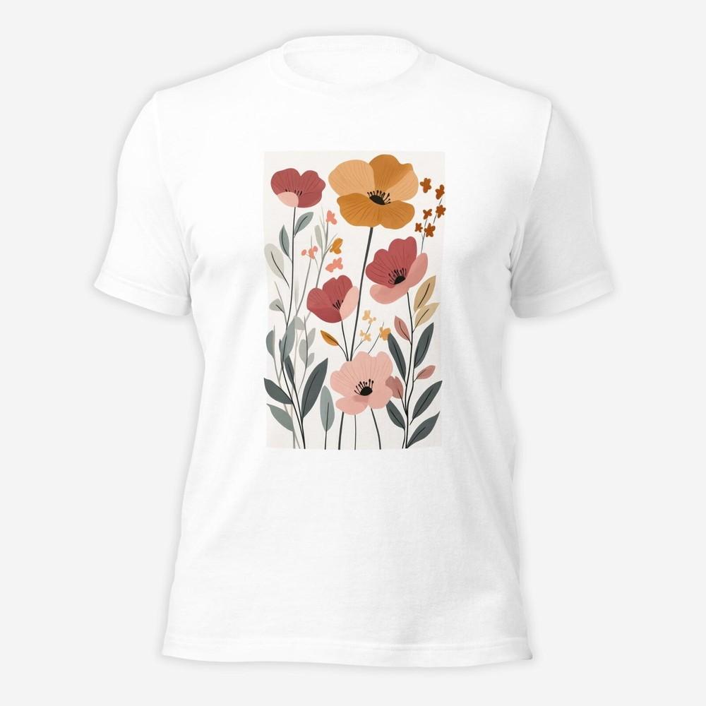 Flower Shirt – Wildflower Graphic Tee for Women – Retro Botanical Floral #31 Unisex T-Shirt XXXXL