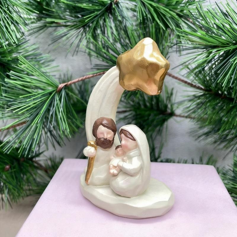 Cartoon Manger Statue Ornament Practical Resin Figurine Home Office Ornament Perfect for Indoor and Outdoor Decoration