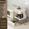 Coffee Capsule Display & Storage Stand with Drawer for Tea Bags and Machine Base