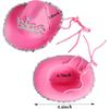 Pet Pink Cowboy Hat Costume Accessory Set Dog Cat Size Pink Cowgirl Princess Hat for Cat Puppy Western Costume Daily Wearing