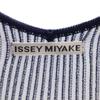 ISSEY MIYAKE made in Japan No sleeve Sheer one piece 2 Navy Women Used
