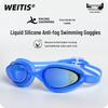Waterproof Anti-Fog Adult Racing Swim Goggles - Coated Professional Swimming Goggles