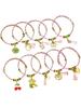 Dragon Boat Festival Tassel Pendant: Five-Color Pink Zongzi String with Gourd for Peace and Health