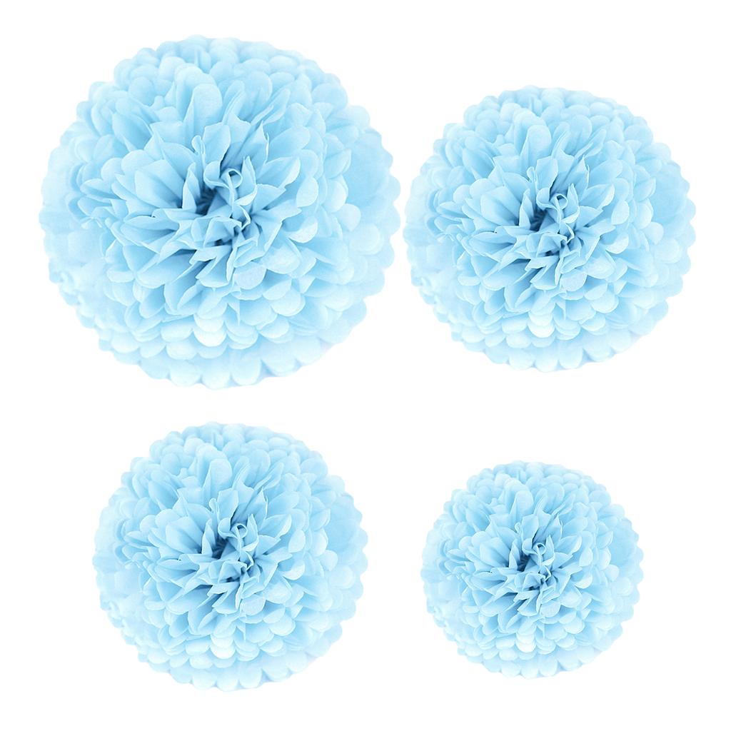 7.8inch Pom Pom Paper 0pcs Hanging Flowers Pom Pom Paper Balls Paper Poms