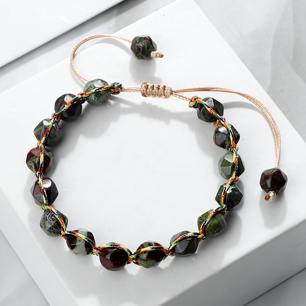 

Handmade Bohemian Women Bracelets 8mm Cut Surface Natural Tiger Eye Stone Jasper Amethyst Beads Bracelets Men Yoga Jewelry Gifts яшмовый