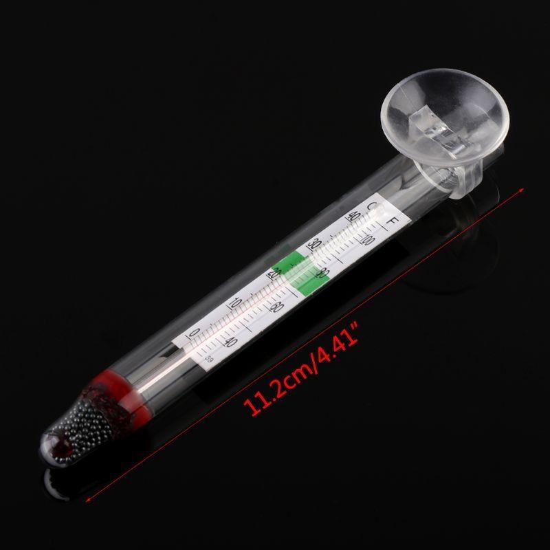 10-Pack Aquarium Floating Thermometer with Suction Cup 0-40℃ 40-100℉