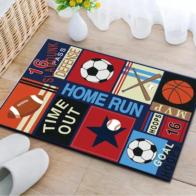 Cartoon Cat Printed Entrance Doormat Carpet for Bedroom Living Room Hallway Soft Small Area Rug Floor Mat Home Decoration