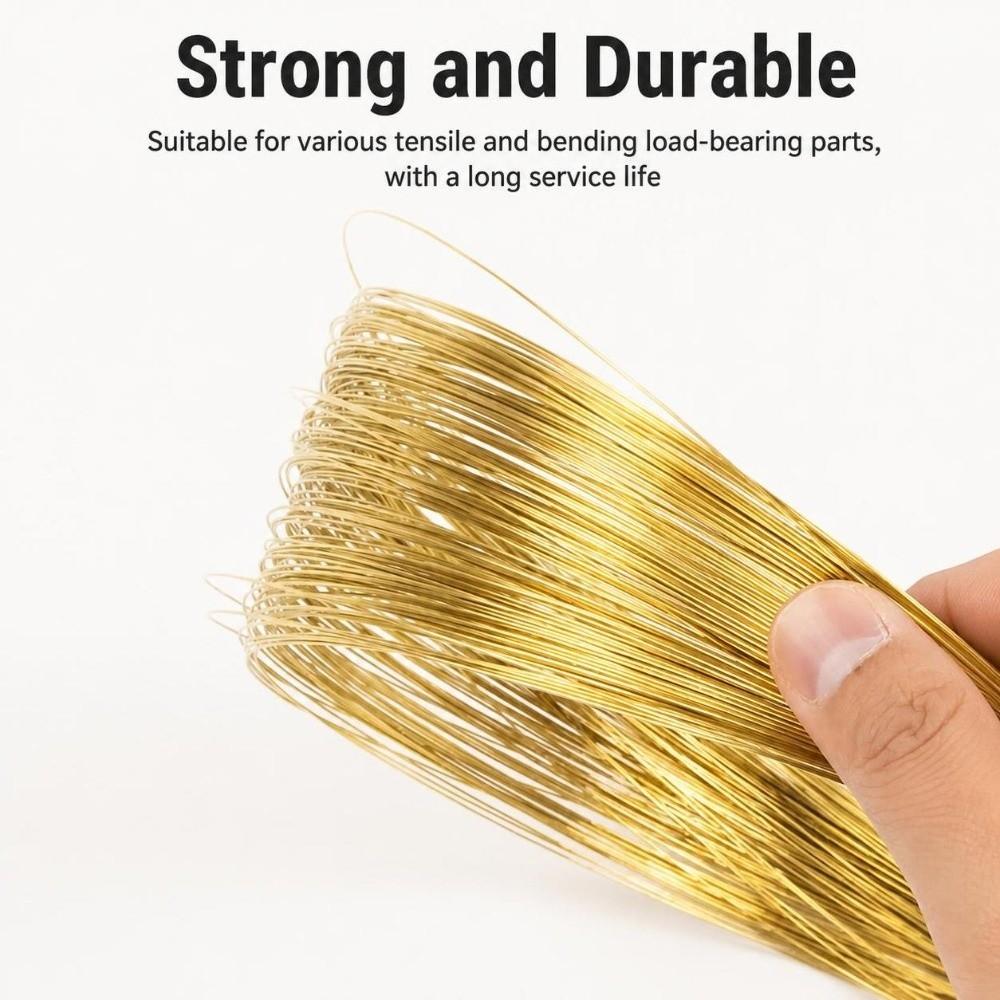 0.3-1mm Brass Round Wire Brass Brass Filament New Craft Wire