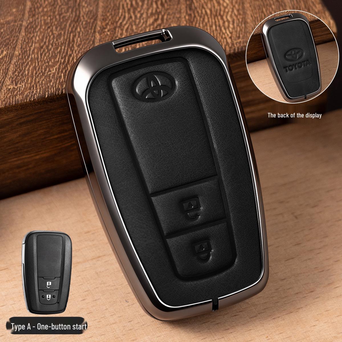 

Toyota Key Case for Camry, Corolla, Levin, RAV4, Avalon, and Highlander. Crazy Horse Leather