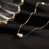 Women's Luxury French Pearl Necklace - 2022 Elegant Niche Clavicle Chain with Cool, Simple, and Personalized Style