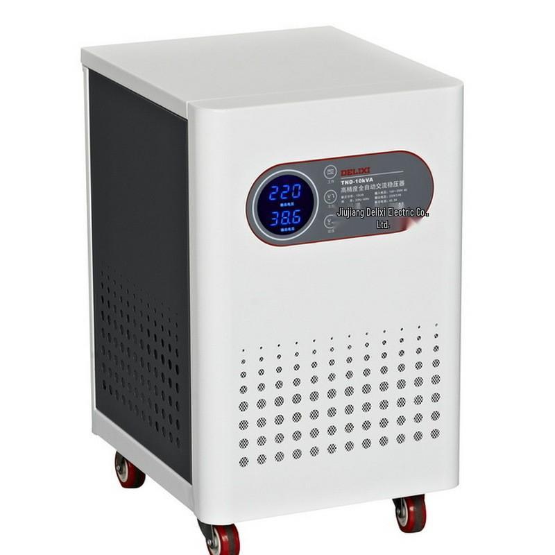 Delixi TND 10K Single Phase Voltage Stabilizer 170V-300V, Cabinet Type