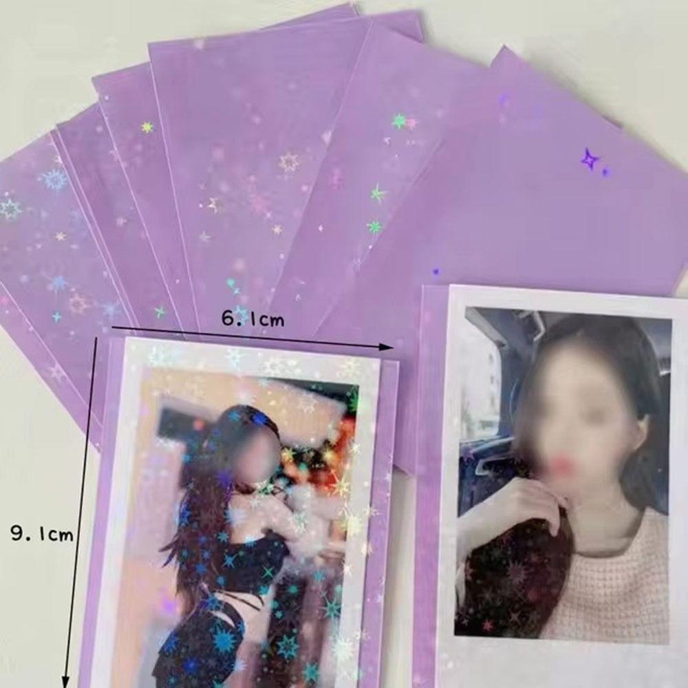 61x91mm Kpop Card Sleeves 3 Inch Photo Cards Storage Bag Card Holder Idol Photocard Holder