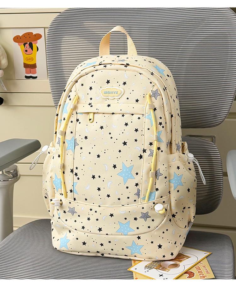 Schoolbag Starry sky clear feeling milk blue middle and high school students backpack Korean in sweet vitality girl travel shoulder