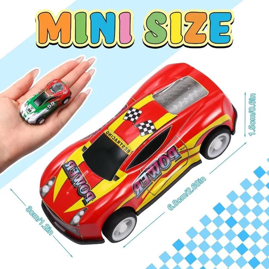 50/60pcs Mini Alloy Car Model Set with Storage Box Die Cast Car Toy Sliding Racing Model Inertial Car Storage Box Set Child