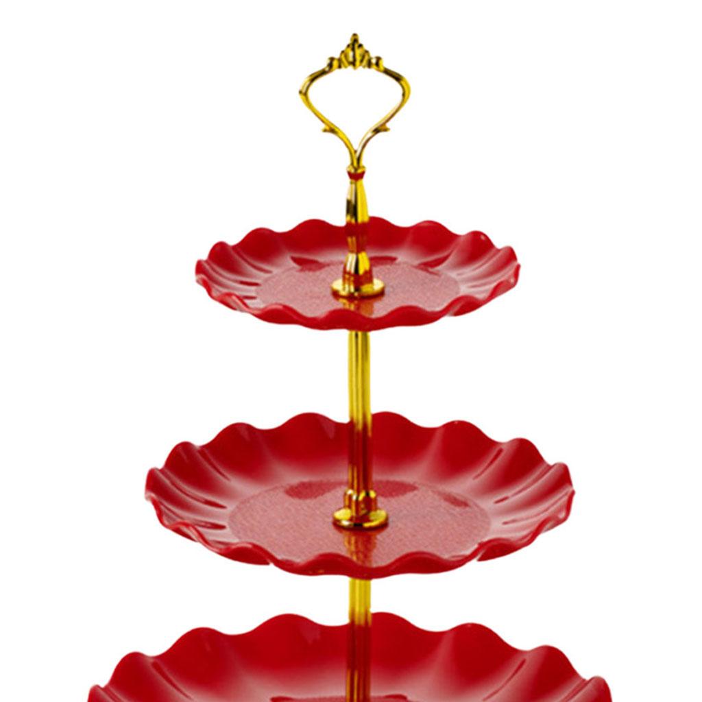 Nordic Storage Tray Dessert Tower Self-Help Countertop Fruit Decor Organizer
