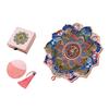 Tassel Chinese Style Mirror Copper Vanity Mirror Portable Vintage Mirror  Makeup