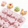 12-Cavity Silicone for Chocolate and , Food Grade, Easy Release Flower Butterfly Shapes