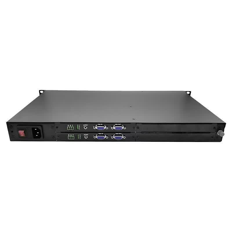 Yeren 2-Channel VGA Fiber Optic Extender with Audio & RS232