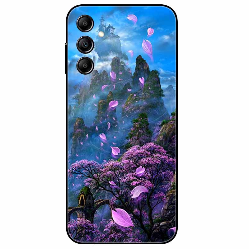 Silicone Phone Case For Samsung Galaxy A54 5G A34 A14 A24 Cover TPU Protective Soft Cat Para Funda for SAMSUNG A54 A 54 Fashion
