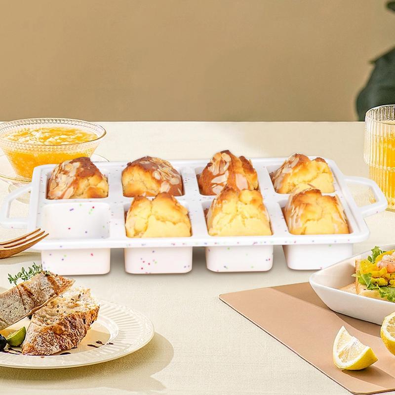 Multifunctional kitchen bread pan silicone meat pie baking pan portable bread pan with handle for biscuit bread baking pan