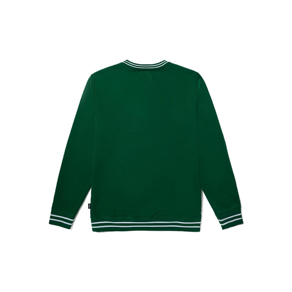 Vans Color-Block Crew Neck Sweatshirt Men Tops Green VN0006F907W