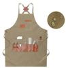 Waterproof Canvas Multi Pocket Barber Apron Men's and Women's Painting Work Clothes Anti Fouling Apron for Coffee