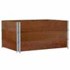 Plant Box Brown 120x80 Cm Solid Pine Wood