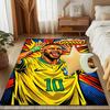 Neymar Celebration Rug Game Carpet, Floor Mat for Bedroom Living Room Entryway Rug, Home Decor Idea Gift for Christmas birthday