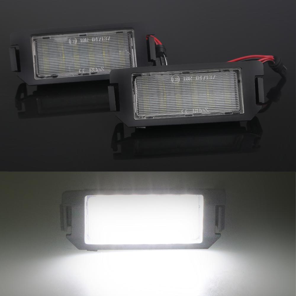 license plate lights Suitable For Kia Picanto TA For Hyundai i20 XG30 Terracan HP white LED car waterproof license plate lights