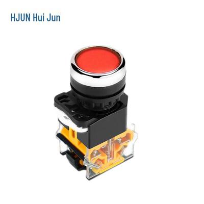 HUIJUN LA38 Red Momentary Push Button Switch 1NO 1NC