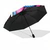 1pc Fantasy Mushroom Automatic Folding Umbrella - Design, Durable Iron Frame for Travel, Outdoor, Beach Fashion Accessory a0920009