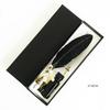 Retro Feather Pen Goose Feather Pen Ink Pen Dip Water Metal Fountain Pen Set Birthday Gift Box School Supplies Stationery