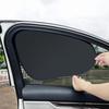 Bil Forrude Solskærm Nem Montering med Hukommelsesstålring Vinduesdæksel Reflekterende Belægning Holder Køretøjet Køligt Og Beskytter Interiøret Solskærm