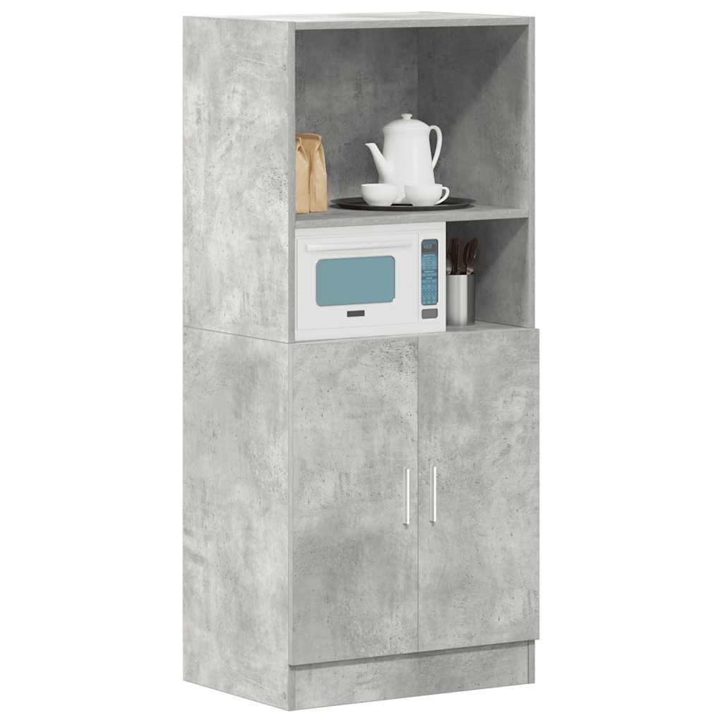 Vidaxl Küchenschrank, Beton Grau, 57x41,5x131,5 cm