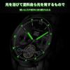 RORIOS Men's Luxury Mechanical Watch, Automatic Wristwatch, Men's Business Watch, Luminous, Date Display, Stainless Steel Band, Waterproof, Birthday