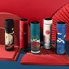 304 Stainless Steel Insulated Water Bottle 500ml Chinese Style Gift Flask with Temp Display Outdoor Portable Cup