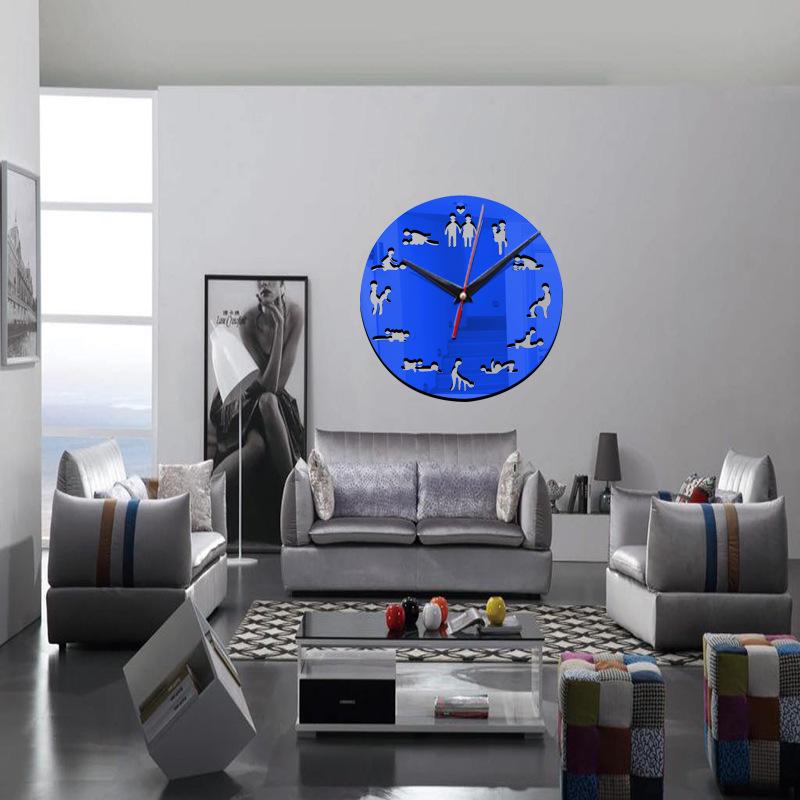 Orologio Da Parete Rotondo Prometeo 25x25 Cm - Silenzioso In Acrilico - Senza Ticchettio Per Camera Da Letto