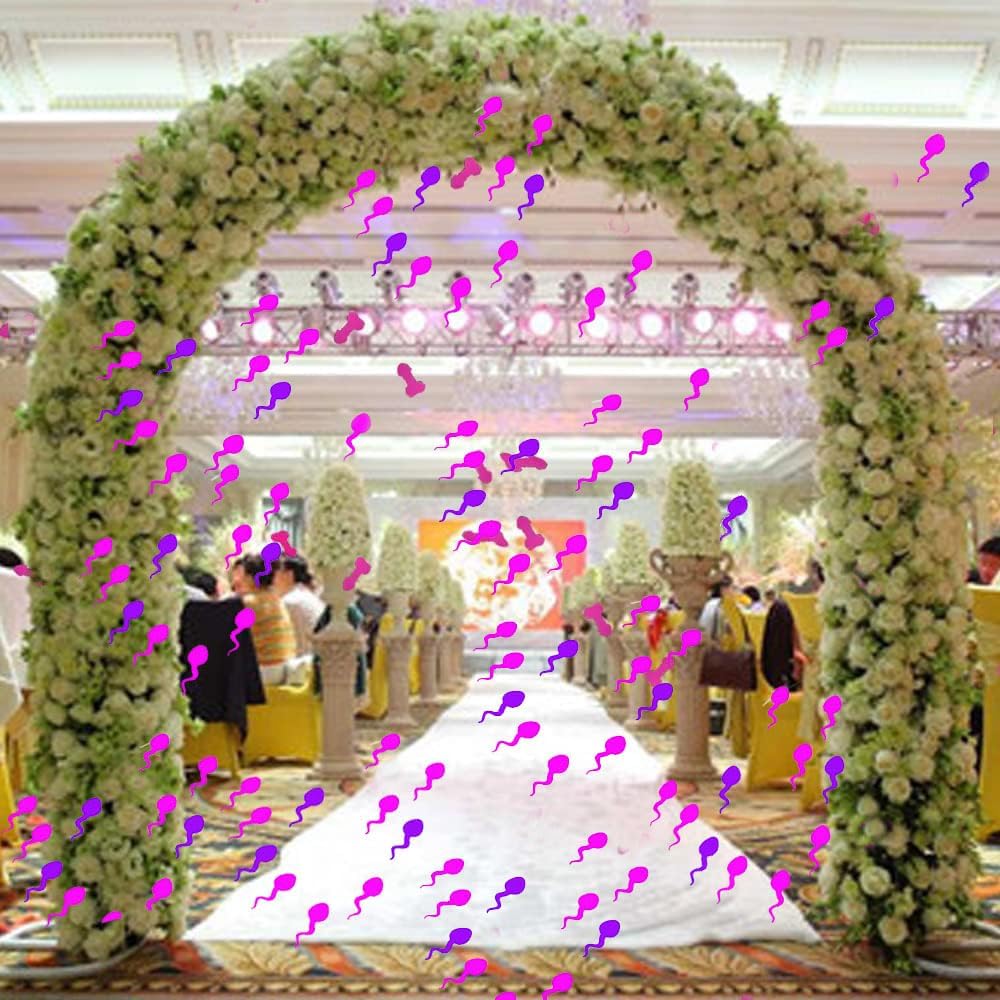 1 Pack Colorful Glitter Sprinkle BACHELORETTE Party Confetti Favor Table Decoration for Confetti Cannon Celebration Wedding Engagement Supplies Set