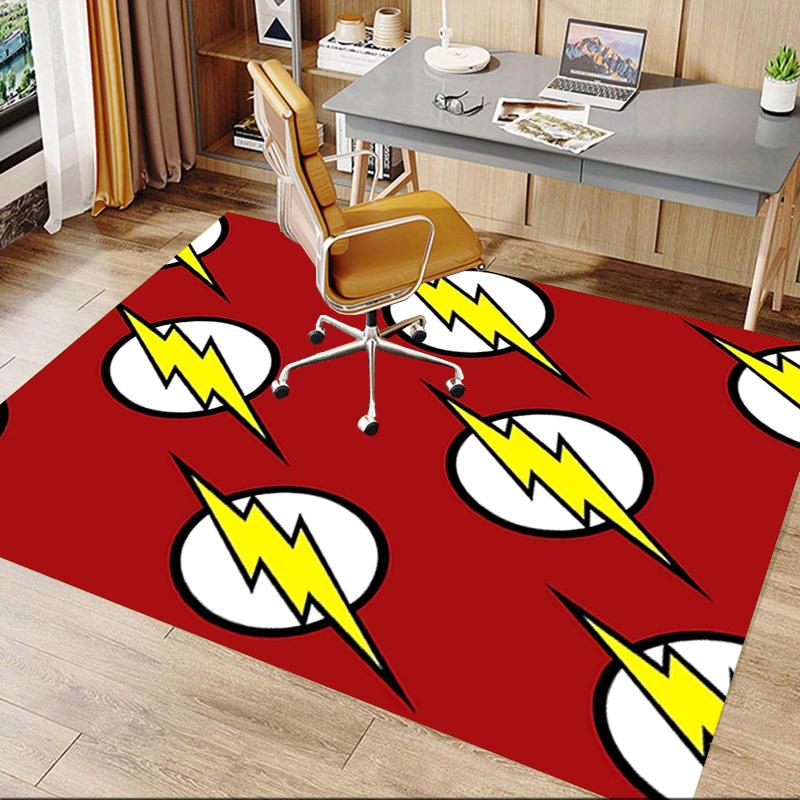 1PC Flash Lightning Non-Slip Floor carpet, suitable for Office, bedroomand playrooms. It can also be used as a sofa footrest cover-T98