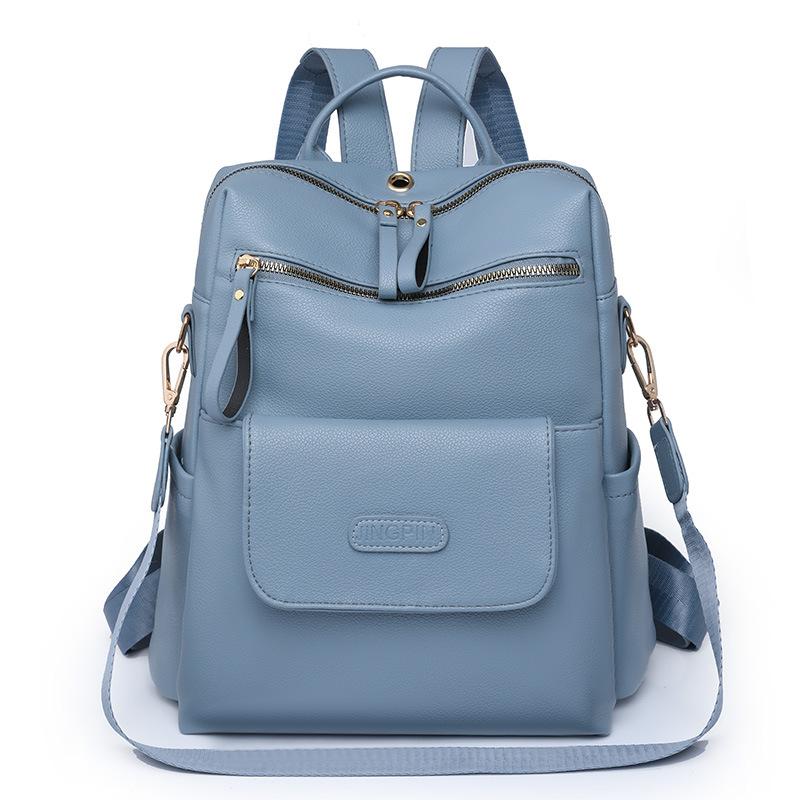 Женская ретро-сумка-простая темпераментная для отдыха и путешествий игровая сумка 291233 CM синий 2436₽