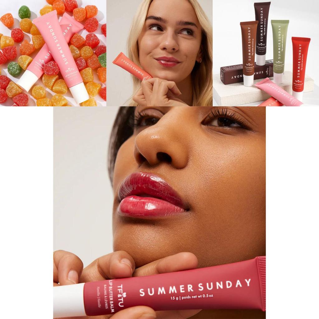 Bálsamo Labial Manteiga de Verão Luxuoso Summer Fridays Em Todas as Cores Para Lábios Macios e Hidratados