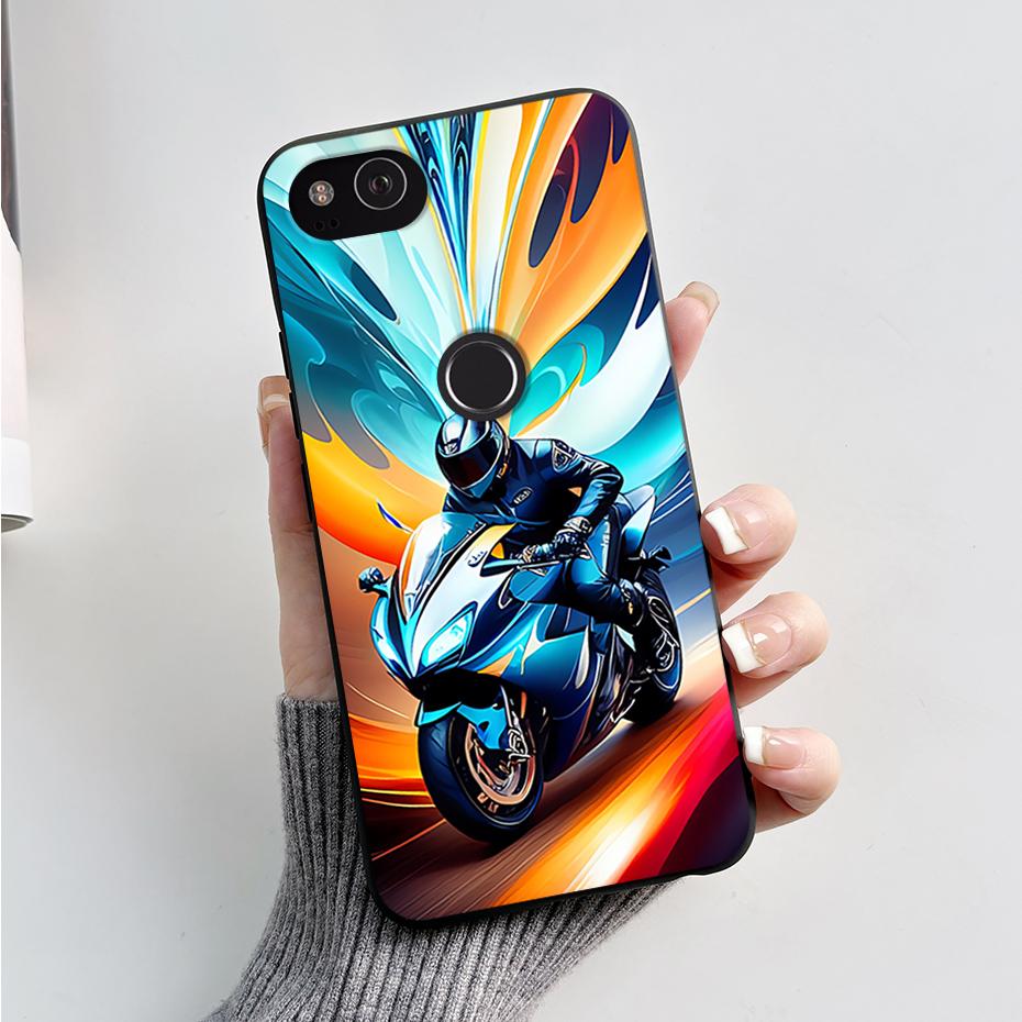 Matte Case For Google Pixel2 Pixel 2 XL Shockproof Cartoon Phone Cover for Google Pixel 2 XL 2XL Soft Silicone TPU Cases Bumper