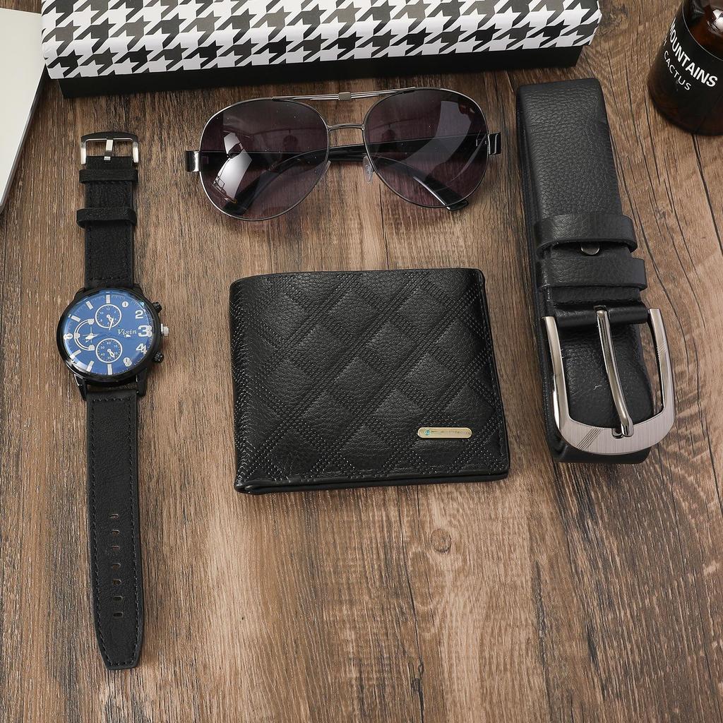 2023 Men's Summer Fashion Suit & Watch Gift Box Set